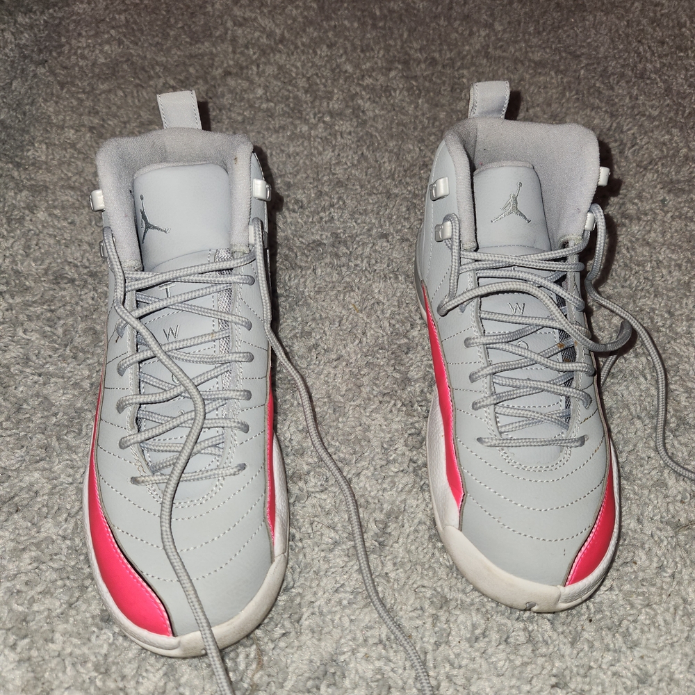 Nike Gray and Pink Women's Sneakers